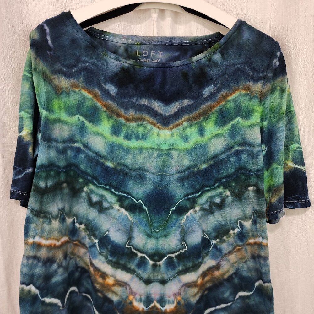 Women's Boat Neck Blouse | Blue-Green, Bronze, Strong Navy, Cobalt | XL